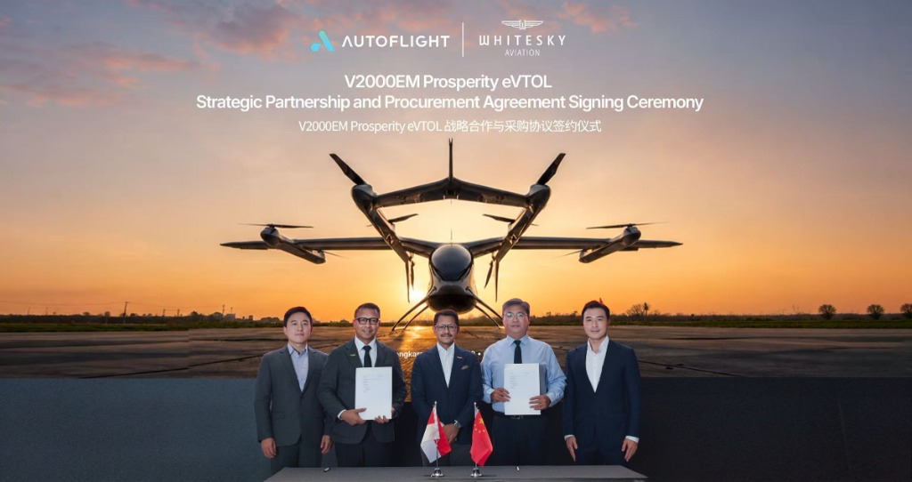 AutoFlight & Whitesky Aviation Strategic Partnership